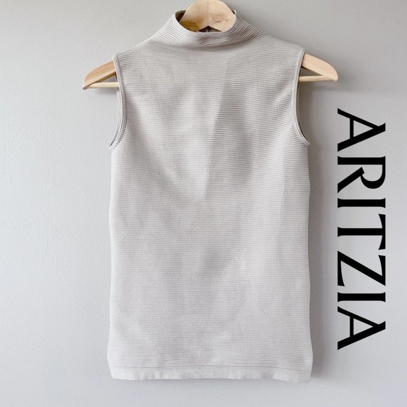 Aritzia Tops - Aritzia Babaton Michael Knit Tank cream women's tops small